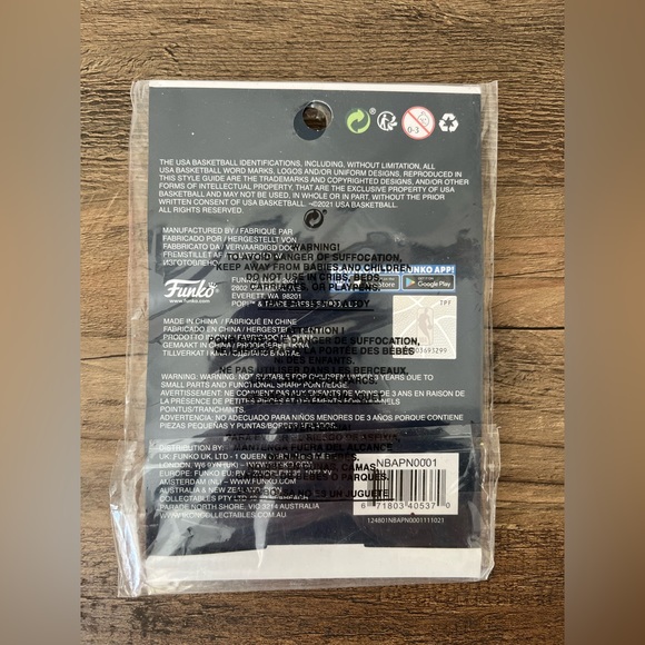 Funko Pop! 1992 USA Men’s Olympic Basketball Team 1.5” Enamel Pin Set - Picture 3 of 3